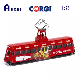 Corgi 1:76 Scale Coca-Cola Single Decker Tram Coke Side Of Life Model - Picture 1 of 2