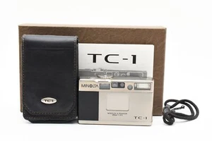 MINOLTA TC-1 G-ROKKOR 28mm 1:3.5 Compact Film Camera with Instructions, Box JP - Picture 1 of 12