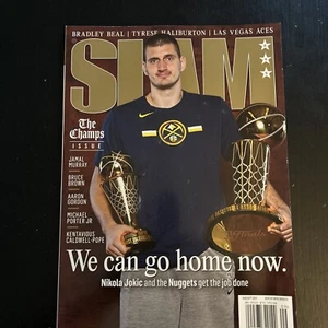 SLAM Magazine August/September 2023 NBA DENVER NUGGETS NIKOLA JOKIC Newsstand! - Picture 1 of 13