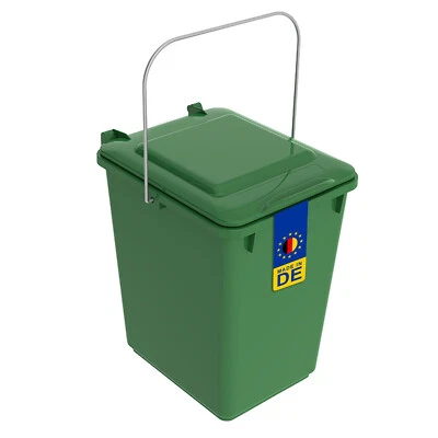 plasteo Vorsortiergefäß BIO-BOY 10 Liter Mülleimer Abfalltrenner Biomüllbehälter - Bild 1 von 4