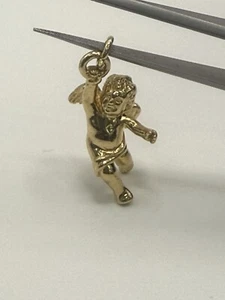 Tiffany & Co. 18K Yellow Gold Cherub Angel Charm Pendant - Picture 1 of 5