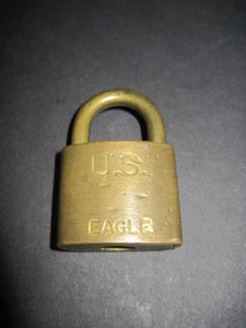 OLD U.S. EAGLE LOCK UNITED STATES - Picture 1 of 3