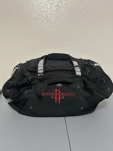 Houston Rockets Black Nylon Duffel Bag - Picture 1 of 12