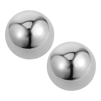  2 Pcs Cubi Metallo Ghiaccio Cubetti Acciaio Inox Stampo Per Whisky - Immagine 1 di 4