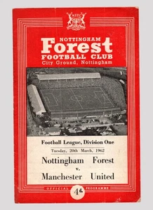 Nottingham Forest v Manchester United 1961-1962 Division One 20/03/1962 - Picture 1 of 2