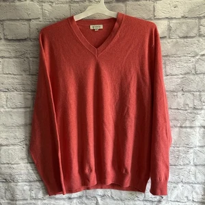 GEBRAUCHTER KINROSS PULLOVER KASCHMIR ROSA V-AUSSCHNITT DAMEN XXL LANGARM - Bild 1 von 6