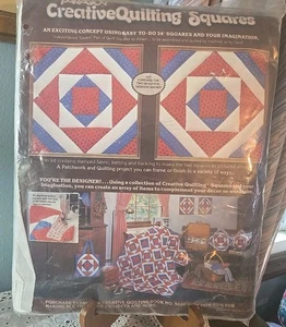Vintage Paragon Creative Quilting Quadrate KIT Independence Square ergibt 2-14 Zoll - Bild 1 von 7