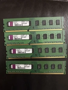 4 x Kingston 2G (2 GB, PC3-10600 (DDR3-1333), DDR3 SDRAM, 1333 MHz - Picture 1 of 5