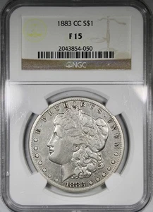 1883-CC Morgan Dollar NGC F15 Circulated Better Date $1 - Picture 1 of 4
