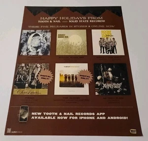 Anuncio de álbum Tooth & Nail And Solid State Records (Underoath, August Burns Red) - Imagen 1 de 1