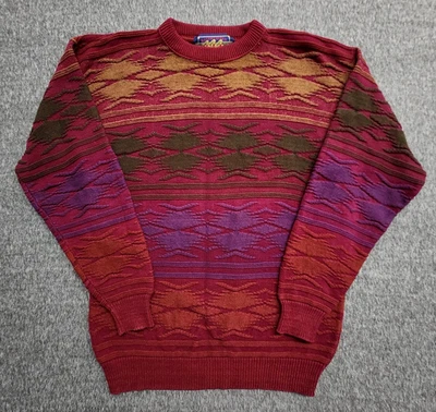 Suéter De Colección Ralph Lauren Chaps Para Hombres Grande Etiqueta Boy Scout Azteca Años 90 EE. UU. Foto 1 de 4