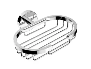 JOMOO Wall Mounted Chrome Stainless Bathroom Shower Soap Holder Drain Tray - Picture 1 of 5