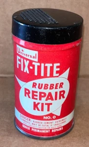 Vintage, UNIVERSAL FIX-TITE REIFENREPARATURSET, Blechdose - Bild 1 von 5