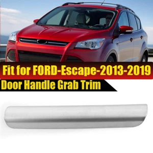 Left Silver Interior Armrest Pull Handle Grab Trim Molding For ford Escape 13-19 - Picture 1 of 12