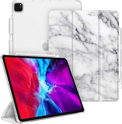 Case for iPad Pro 12.9" 4th/3rd Gen (2020/2018) Translucent Frosted Stand Cover - Image 1 of 4