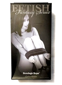 Pipedream Fetish Fantasy Series Limited Edition Bondage Rope 10.5 m/35 ft. Black - Picture 1 of 5