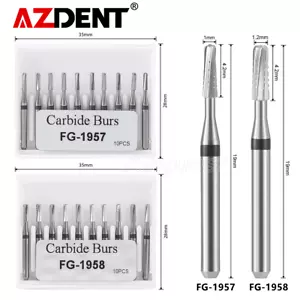 Dental Lab Tungsten Carbide Burs Round Bur FG 1.6mm Metal Cutting High Speed - Picture 1 of 26