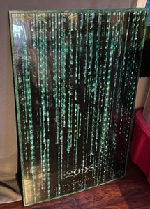 Matrix poster film originale ricaricato 3D foglio olografico con cornice 27x40 - Foto 1 di 5