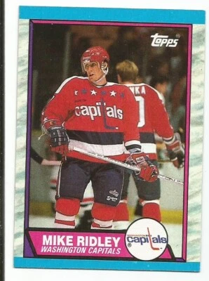 MIKE RIDLEY 1989-90 TOPPS CARD NM-MT+ CONDITION - Image 1 of 2
