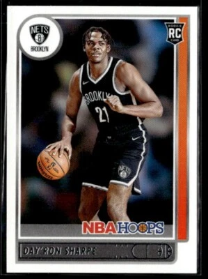 2021-22 Hopps #215 Day'Ron Sharpe RC  BK01R03C - Image 1 of 2