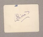 Laurence Olivier - Original Handsigned Index Card 1946 "Rebecca", "Marathon Man"