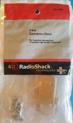 RadioShack D Sub Connector Hood For 19 & 15 Position 2761539 *FREE SHIPPING* - Image 1 of 2