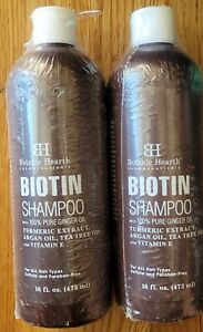 BOTANIC HEARTH Biotin Shampoo with Ginger Oil, Tea Tree Oil.., 16 fl oz (2-Pack)