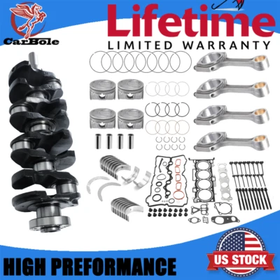 2.4L G4KJ Engine Rebuild Overhaul Kit For Hyundai Sonata Tucson Kia Optima Rondo - Image 1 of 4
