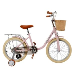 16 Zoll Kinderfahrrad für Mädchen Jungen mit Stützrädern Korb BMX Kinder Fahrrad - Bild 1 von 20