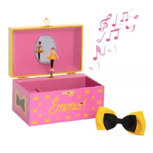 The Wiggles Emma Watkins Ballerina Musical Jewelry Box & Hairbow - Picture 1 of 5