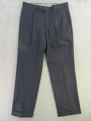 Vestido Lauren Ralph Lauren Pantalones Para Hombre 32x29 Gris Azul Pata de Gallo Frente Plano Foto 1 de 4