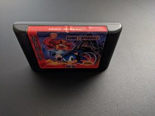 Sonic The Hedgehog Spinball Sega Genesis EXMT condition authentic game cartridge