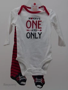 Carter's Valentine Outfit Mommy's One & Only Bodysuit & Pants Size Newborn NWT - Picture 1 of 2