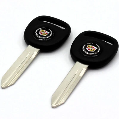 PAIR 2 CADILLAC ESCALADE KEY BLANKS TAHOE YUKON LOGO 1999-2006 690683 88937314! - Image 1 of 3