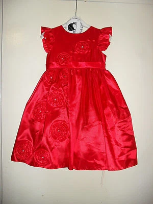 SARAH LOUISE RED CEREMONIAL BALLERINA LENGTH OCCASION DRESS AGE 2 YRS BRAND NEW - Image 1 of 4
