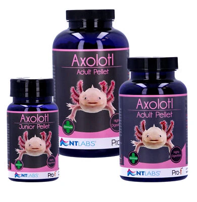 NT Labs Pro-F Axolotl Junior & Adult Pellets Freshwater Amphibian Food Aquarium - Image 1 of 4