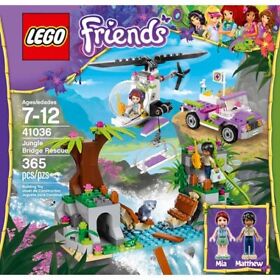LEGO Friends Jungle Bridge Rescue # 41036 NEW Sealed RETIRED Free Shipping !