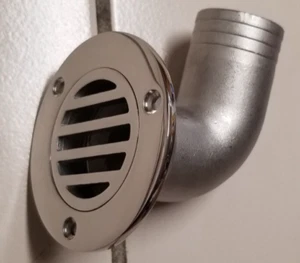 316 Stainless Steel Deck Drain Elbow - Picture 1 of 5