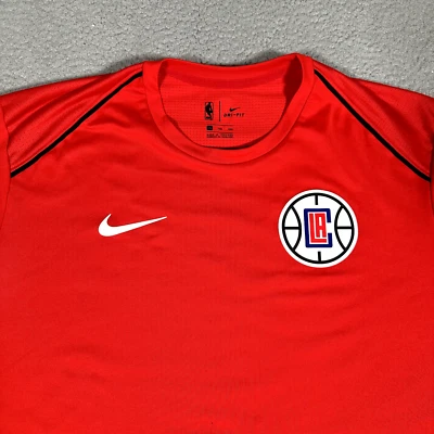 Рубашка мужская Nike Elite XXL красная разминка LA Clippers инженерная баскетбол спорт - Изображение 1 из 4