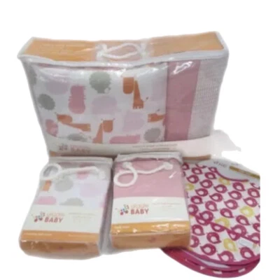 Juego de cama infantil para cuna Giggle Baby Jungle Soup + extras TOTALMENTE NUEVO Foto 1 de 4