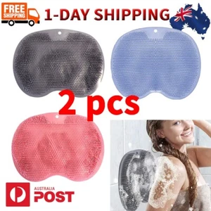 Foot Back Body Scrubber Massager Pad Shower Bath Exfoliating Brush Cleaning Mat - Picture 1 of 12