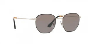 Persol Irregular Sunglasses PO2446S 1074R5 Silver Black Grey Lens 52mm - Picture 1 of 4