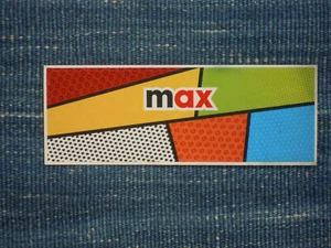 Buchzeichen Lesezeichen 'Max', Karton, Papier, Vorname Max, Maximilian selten - Bild 1 von 2