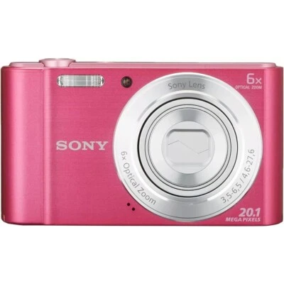Sony Cyber-shot DSC-W810 20.1MP 6X Compact Digital Camera Pink 85% New - Image 1 of 4