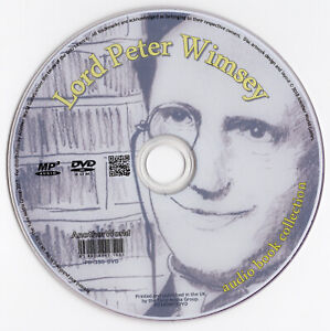 Lord Peter Wimsey Mysteries Complete Audio Book Collection MP3 DVD-ROM Audiobook