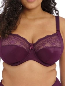 ELOMI Full Figure Morgan Underwire Bra, Blackberry, Size 42DD US, NWT, $68 - Picture 1 of 3
