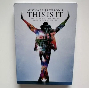 Michael Jackson This Is It Documentary Steel Bk 2 DVD Set 2009 Collectable RARE - Bild 1 von 7
