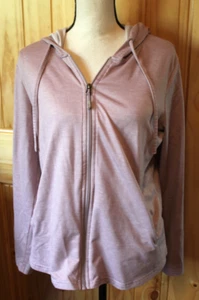 32 DEGREES COOL Women's Mauve Full Zip Front Hooded Athletic Jacket Size L - Picture 1 of 3