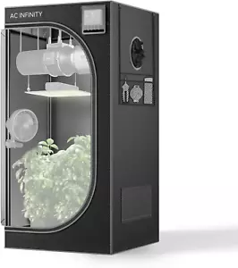 AC Infinity CLOUDLAB 422 Advance Grow Tent, 24”x24”x48” Thickest 1 in. Poles,... - Picture 1 of 15