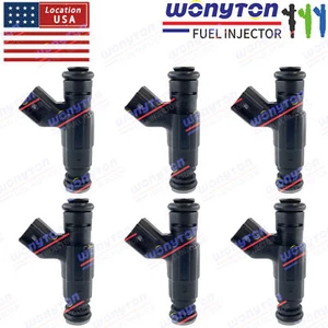 Set (6) Flow Matched Fuel Injectors For Chrysler Dodge 2.7L 3.5L 2006 - 2010 - Picture 1 of 8